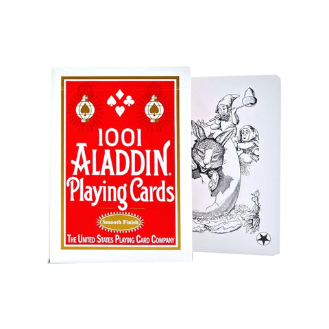 Fournier: 1001 Aladdin žaidimo kortos USPCC (raudonos) - HOBI.LT 🇱🇹
