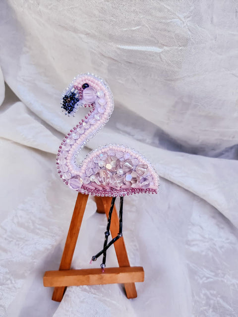 Segės „Flamingas“ karoliukų siuvinėjimo rinkinys