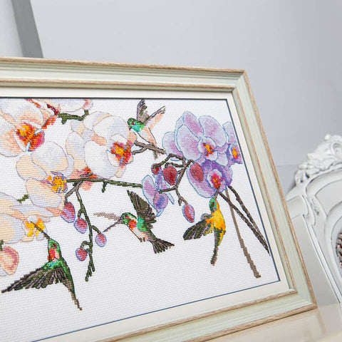 Siuvinėjimo kryželiu rinkinys Tropikų kvapas, Aida 14, 31 sp., 40×20 cm