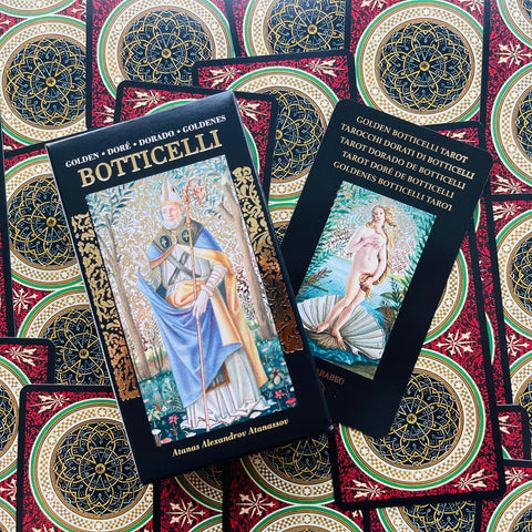 Golden Botticelli Tarot Kortos