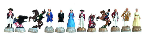 Istorinės figūrėlės – horizontali eilė 11 skirtingų spalvų ir pozų kareivių, raitelių ir civilių su vėliavomis