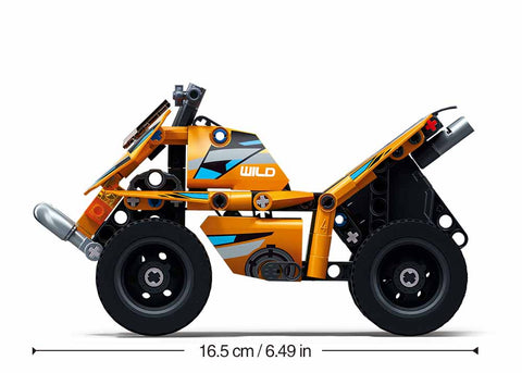 Sluban blokelių konstruktorius Keturratis – 176 det., 16,5 cm, 6+, CE
