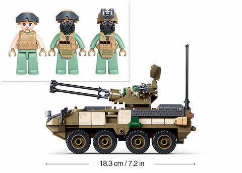 Sluban konstruktorius – karinis šarvuotis Stryker ADS, 320 det., 6+ (18,3 cm)