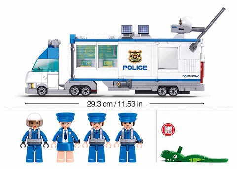 Sluban policijos specialiųjų pajėgų gelbėjimo automobilio konstruktorius – 510 det., 29,3 cm, 6+