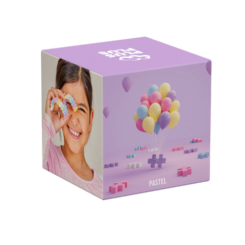 Plus-Plus Mini konstruktorius pastelinių spalvų – 600 detalių, 20 mm, 5–12 m.