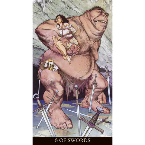 Fairytale Tarot taro kortos – pasakų kaladė, 78 kortos + knygelė