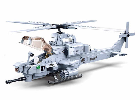 Sluban AH-1Z atakos sraigtasparnio konstruktorius, 482 det., 42,3 cm, 6+