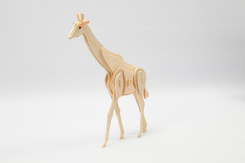 Žirafa – 3D medinis konstruktorius, Creativ, 25 cm aukščio modelis