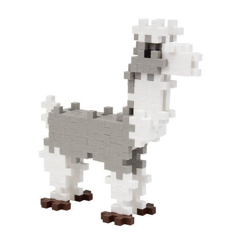 Plus-Plus MINI 3D konstruktorius ZOO Lama – 100 det., bazinės spalvos, lavinamasis žaislas 5–12 m.