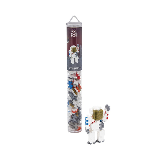 Plus-Plus Mini 3D konstruktorius „Astronautas“ – 100 det., Kosmoso serija (5–12 m.)