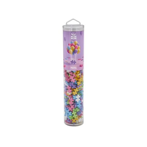 Plus-Plus Mini lavinamasis konstruktorius – pastelės, 240 vnt., 5–12 m.