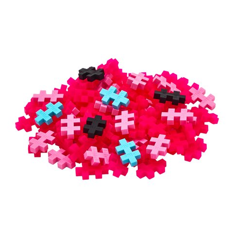Plus-Plus Mini konstruktorius „Flamingas“ – 100 det., 3D kūrybinis rinkinys