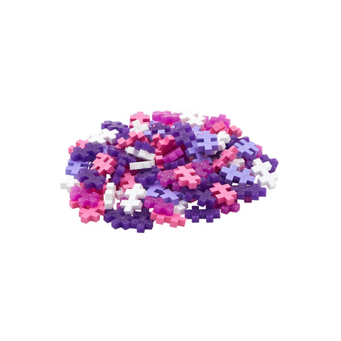 Plus-Plus Mini konstruktorius, blizgios spalvos, 100 detalių – 3D kūryba 5–12 m.