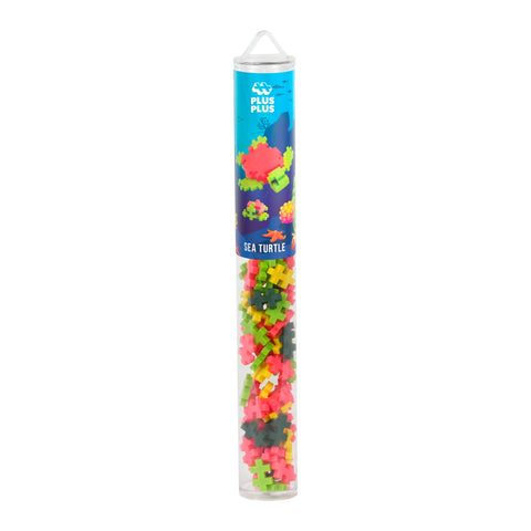 Plus-Plus mini konstruktorius „Spalvotas jūrų vėžlys“, 100 det.