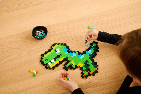 Plus-Plus dėlionė pagal skaičius T‑Rex dinozauras, 250 mini detalių, 5+