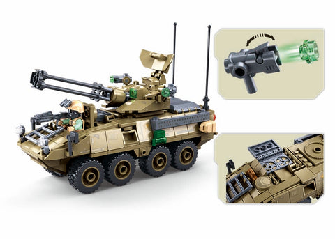 Sluban konstruktorius – karinis šarvuotis Stryker ADS, 320 det., 6+ (18,3 cm)
