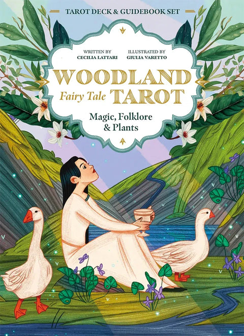 Woodland Fairy Tale Taro kortos – 78 kortų kaladė su knyga