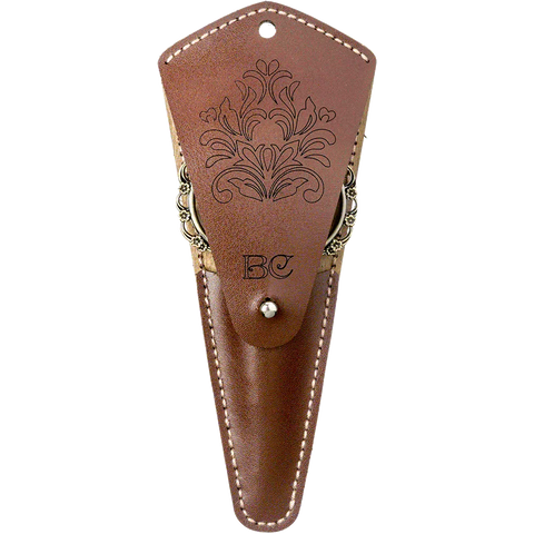 Siuvinėjimo kryželiu rinkinys žirklių dėklui, dirbtinė oda, 10–13 cm