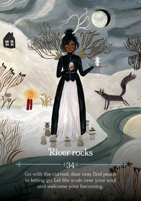 Seasons of the Witch Imbolc orakulas – 44 kortos + knyga, intuicijai
