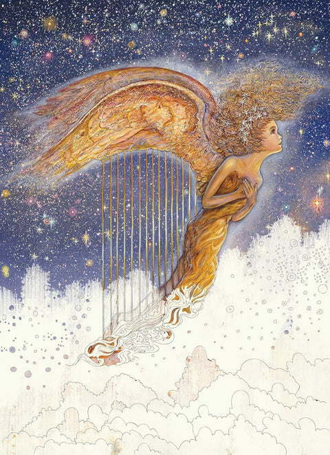 Magiška fėjų spalvinimo knyga – Josephine Wall, 96 psl., detalios iliustr.