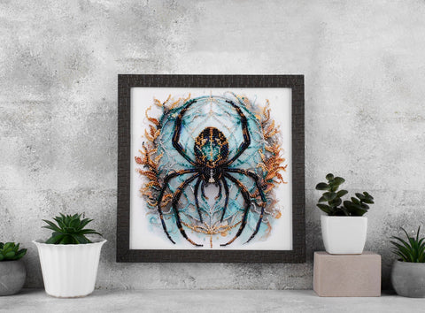 Karoliukų siuvinėjimo rinkinys Crystal Web, 20x20 cm, Preciosa