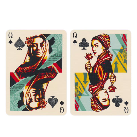 OBEY žaidimo kortos Auksinis leidimas – kolekcinės, pokeriui ir triukams