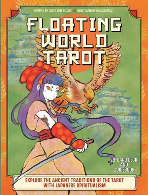 Įkvepiančios manga stiliaus taro kortos „Floating World“, 78 + vadovas