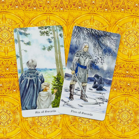 Tarott of the Golden Wheel kortos