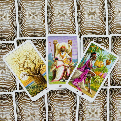 African American Mini Tarot kortos