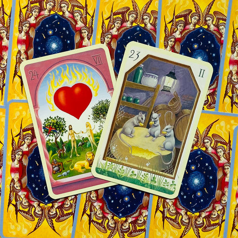 Mystical Lenormand kortos