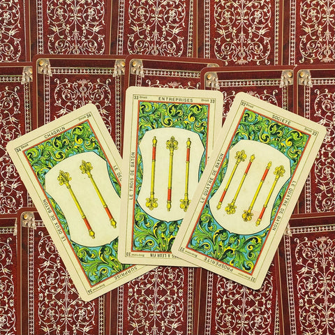 The Book Of Thoth Eteilla Tarot kortos