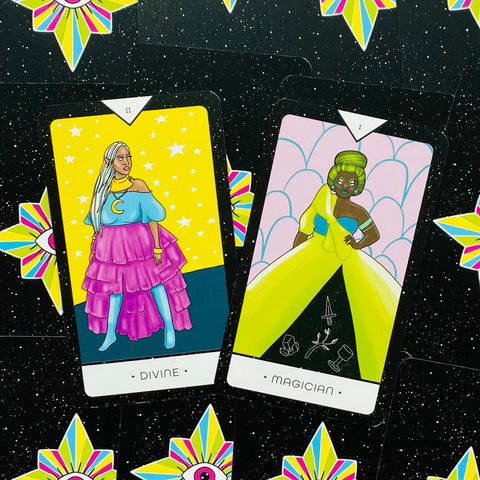 Rainbow Moon Tarot kortos