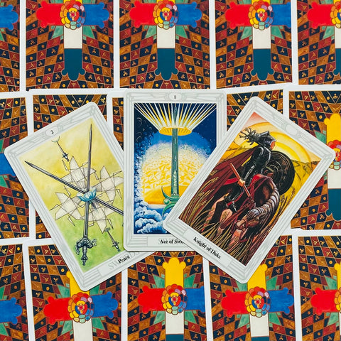 Aleister Crowley THOTH Tarot kortos