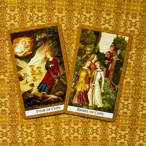 Golden Tarot kortos