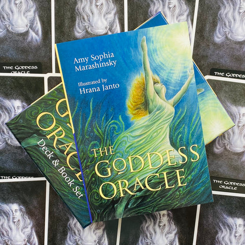The Goddess Oracle kortų ir knygos rinkinys