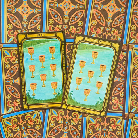 The Golden Tarot kortos