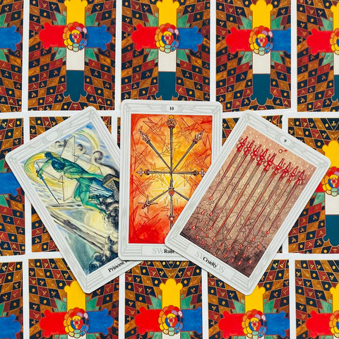 Aleister Crowley THOTH Tarot kortos