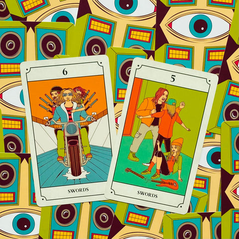 Grunge Tarot kortos