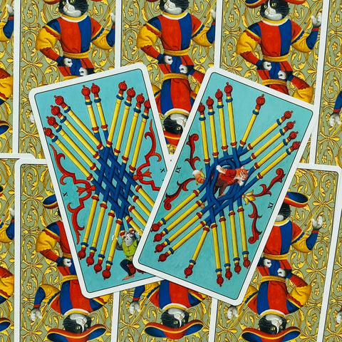 Marseille Cat Tarot Kortos