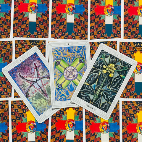 Aleister Crowley THOTH Tarot kortos