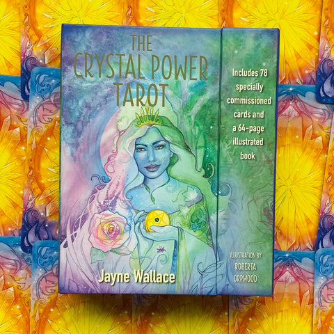 The Crystal Power Tarot kortų ir knygos rinkinys