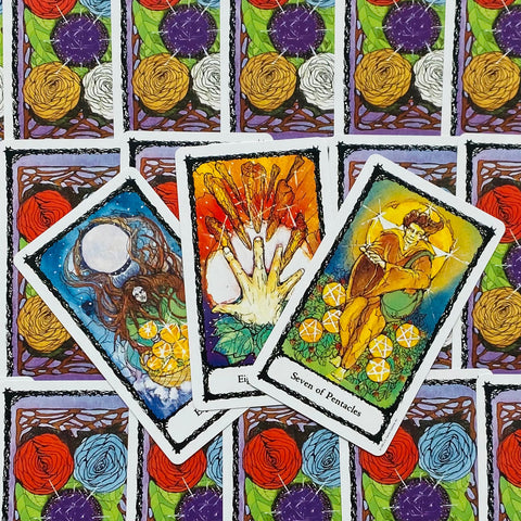 Sacred Rose Tarot kortos