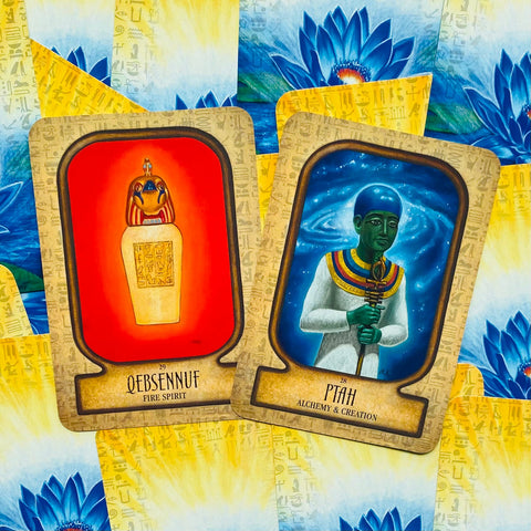 Auset Egyptian Oracle kortos
