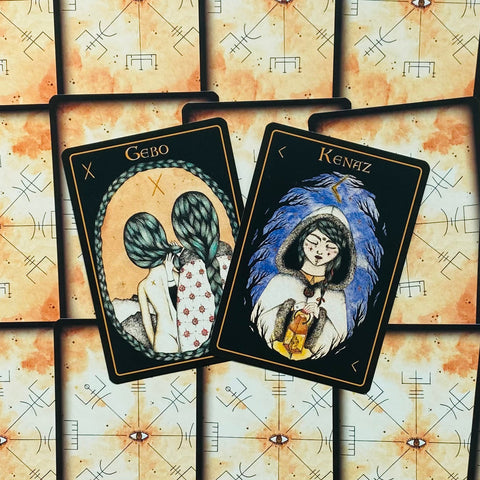 Rune Oracle kortos