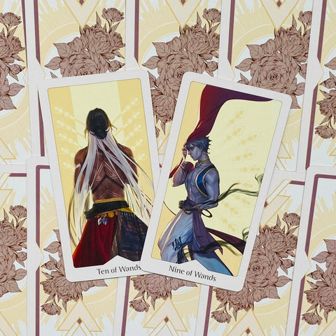 Heavenly Bloom Tarot kortos