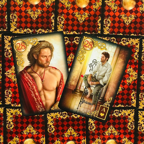 Gilded Reverie Lenormand kortos