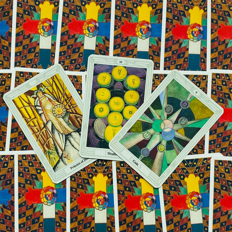 Aleister Crowley THOTH Mažos Tarot kortos
