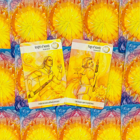 The Crystal Power Tarot kortų ir knygos rinkinys