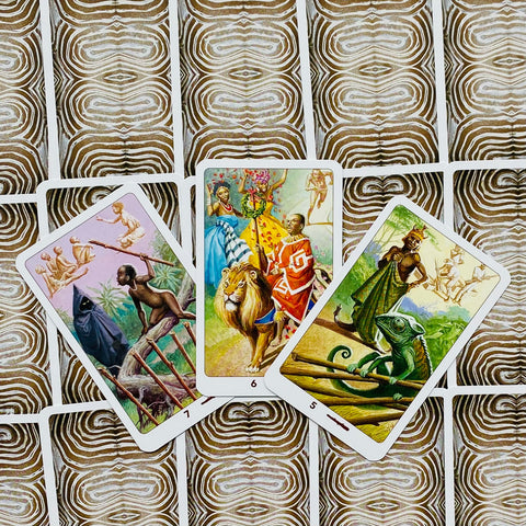 African American Mini Tarot kortos