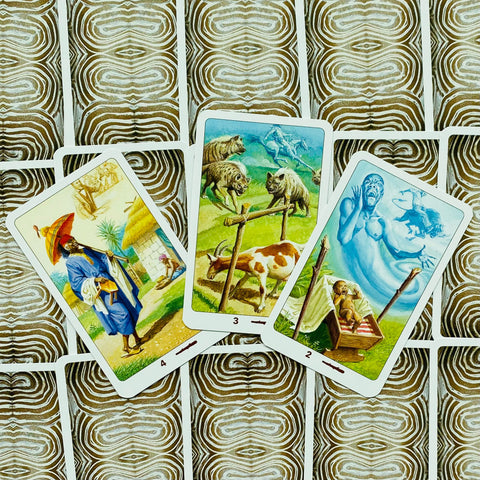 African American Mini Tarot kortos